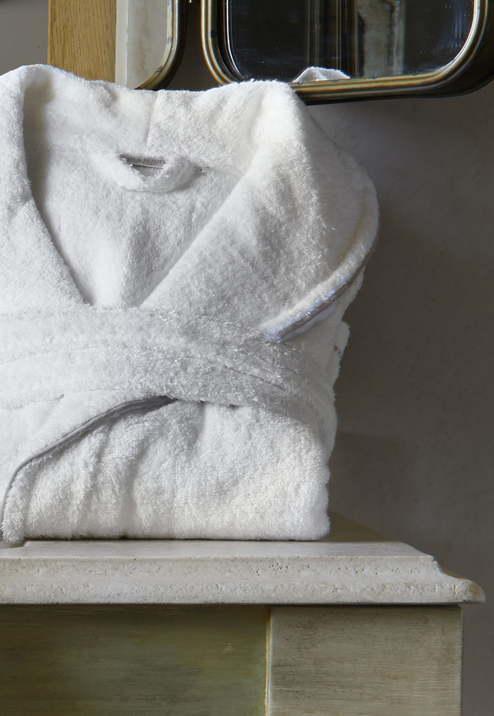 Brooklin Model Set of towel, face and guest towel, washcloths and bathrobe