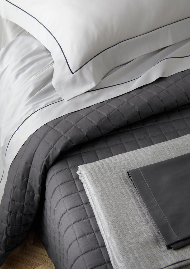 Ginevra Model Sheet Set In Cotton Percale With Oxford Finish